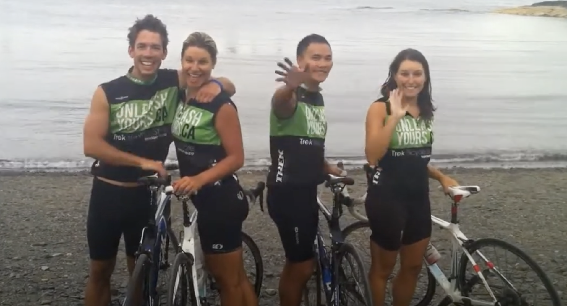 Vier Canadese chiropractiestudenten op fietstour door Canada